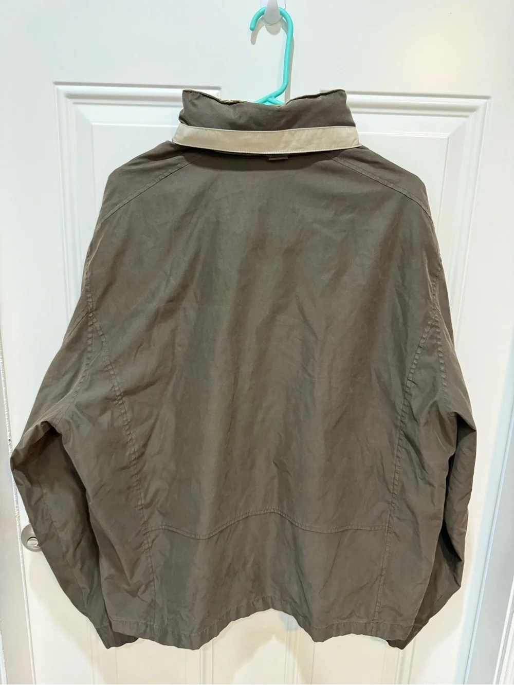 London Fog Men's brown Brown Zip-Front Raincoat with hood